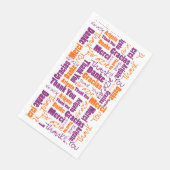 パープルオレンジ多言語サンキュータイポグラフィ (コーナー)