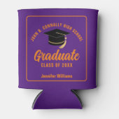 パープルオレンジ科カスタム卒業パーティー 缶クーラー (正面)