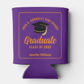 パープルオレンジ科カスタム卒業パーティー 缶クーラー (裏面)