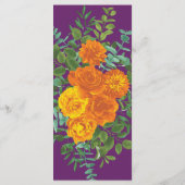 パープルオレンジ結婚バラ春 メニュー (裏面)