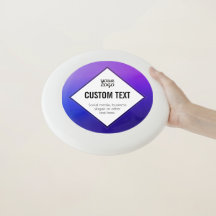 パープルオンブレのロゴとカスタマイズ可能なテキスト