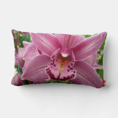 パープルオーキッドエレガントフローラ ランバークッション (裏面)