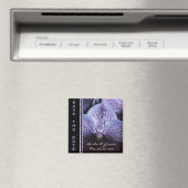 パープルオーキッドセーブザデートマグネット マグネット (インサイチュ (食洗機))