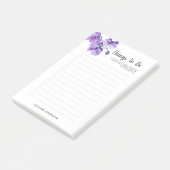 パープルオーキッドパーソナライズされた聖なる書物、 経典一覧 ポストイット (アングル)