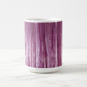 パープルオーキッドピンクティンゼルストライプズ コーヒーマグカップ (中央)