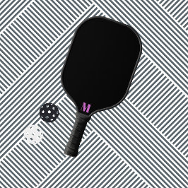 パープルオーキッドファンクとブラックモノグラモダンム ピックルボールラケット