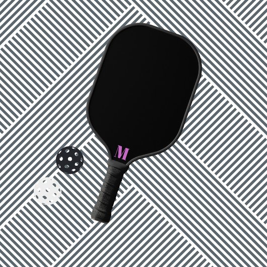 パープルオーキッドファンクとブラックモノグラモダンム ピックルボールラケット