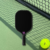 パープルオーキッドファンクとブラックモノグラモダンム ピックルボールラケット