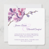 パープルオーキッド2 招待状 (正面)