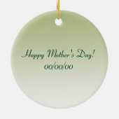 パープルオーキッド セラミックオーナメント (裏面)