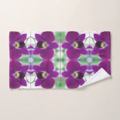 パープルオーキッド バスタオルセット (ハンドタオル)