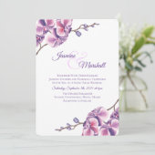 パープルオーキッド 招待状 (スタンド正面)