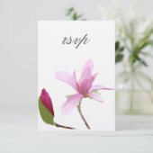 パープルオーキッドRSVP招待状 出欠カード (スタンド正面)