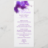 パープルオーキッ結婚トのメニュー メニュー (正面)