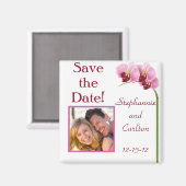 パープルオーキ結婚ッドの発表磁石 マグネット (正面/裏面)