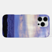 パープルオーシャンビュー iPhoneケース (裏面横)