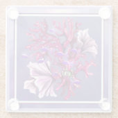 パープルオーシャンマーメイド ガラスコースター (裏面)