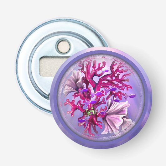 パープルオーシャンマーメイド 栓抜き (正面)