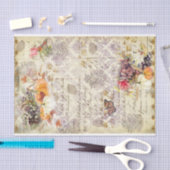 パープルオータムカボチャ秋オールドヴィンテージ金ゴールドティス 薄葉紙 (クラフト)