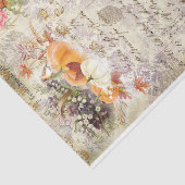 パープルオータムカボチャ秋オールドヴィンテージ金ゴールドティス 薄葉紙 (詳細)