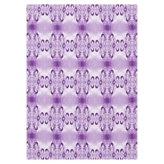 パープルオーナメントクリスマスホリデーテーブルクロス テーブルクロス (正面)