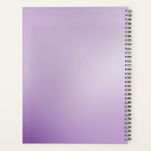 パープルオーナメントクリスマスホリデー プランナー手帳 (裏面)