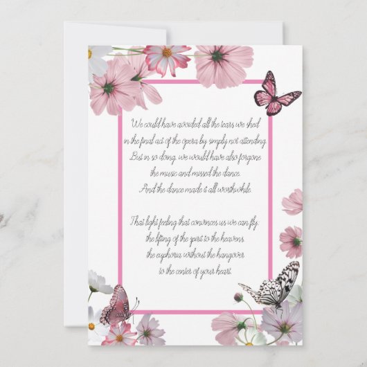 パープルオーランズ葬儀アナウンスメント招待状 招待状 (裏面)