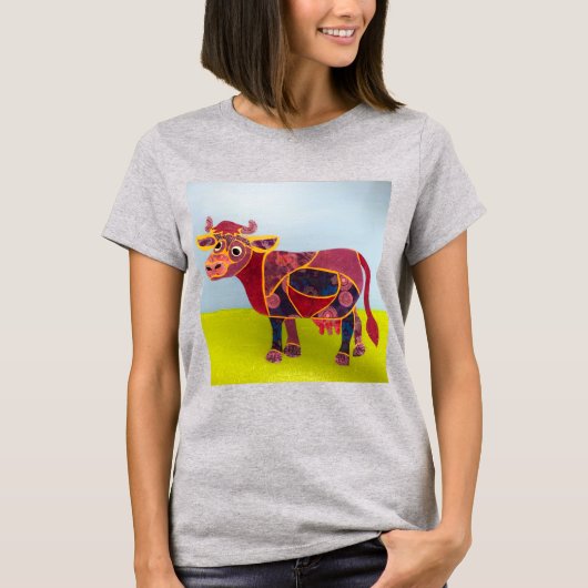 パープルカウのTシャツ Tシャツ (正面)