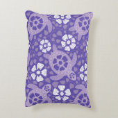 パープルカウアイカメ アクセントクッション (裏面(縦))