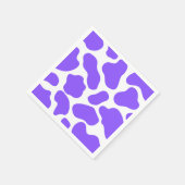 パープルカウズプリントナプキンス スタンダードカクテルナプキン (角)