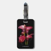 パープルカエレガントラユリ ラゲッジタグ (裏面縦)