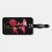 パープルカエレガントラユリ ラゲッジタグ (裏面横)