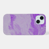 パープルカオスフォンケース iPhone 15ケース (裏面横)
