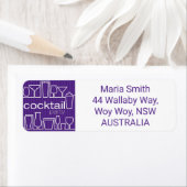 パープルカクテルパーティー ラベル (インサイチュ)