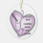 パープルカスタムエントオーナメント セラミックオーナメント (左)