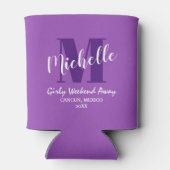 パープルカスタムガールズウィークエンドゲートウェイ 缶クーラー (裏面)