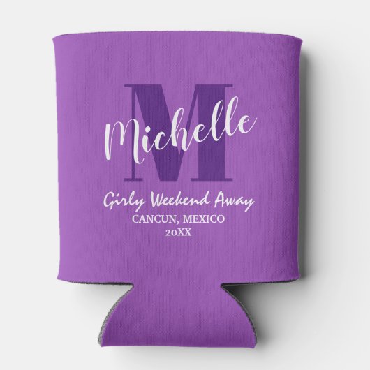 パープルカスタムガールズウィークエンドゲートウェイ 缶クーラー (裏面)