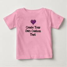 パープルカスタムハートで独自の文字を作成