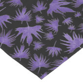 パープルカナリーつる植物葉 ショートテーブルランナー (コーナー)