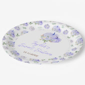 パープルカボチャフローラSweet sixteen ペーパープレート (アングル)