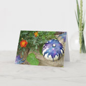 パープルカボチャ – カスタムメッセージ カード (正面)