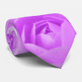 パープルカメリアタイ ネクタイ (ロール)
