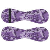 パープルカモフラージュあなたの名前をパーソナライズ ソフトボール (パネル)