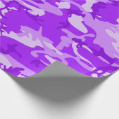 パープルカモフラージュ ラッピングペーパー (角)