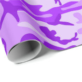 パープルカモフラージュ ラッピングペーパー (ロールコーナー)