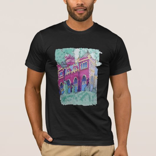 パープルカラフル城inブダペスト tシャツ (正面)