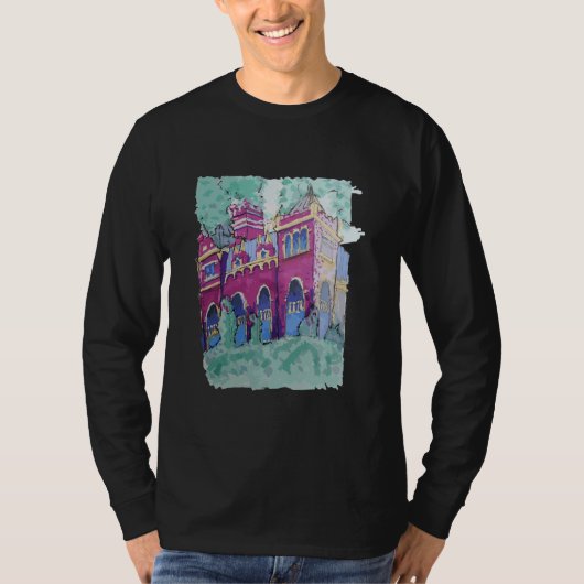 パープルカラフル城inブダペスト tシャツ (正面)