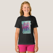 パープルカラフル城inブダペスト tシャツ (正面フル)