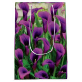 パープルカラリリー ミディアムペーパーバッグ (裏面)