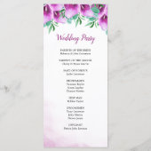 パープルカラリ結婚リーフローラ式 プログラム (裏面)